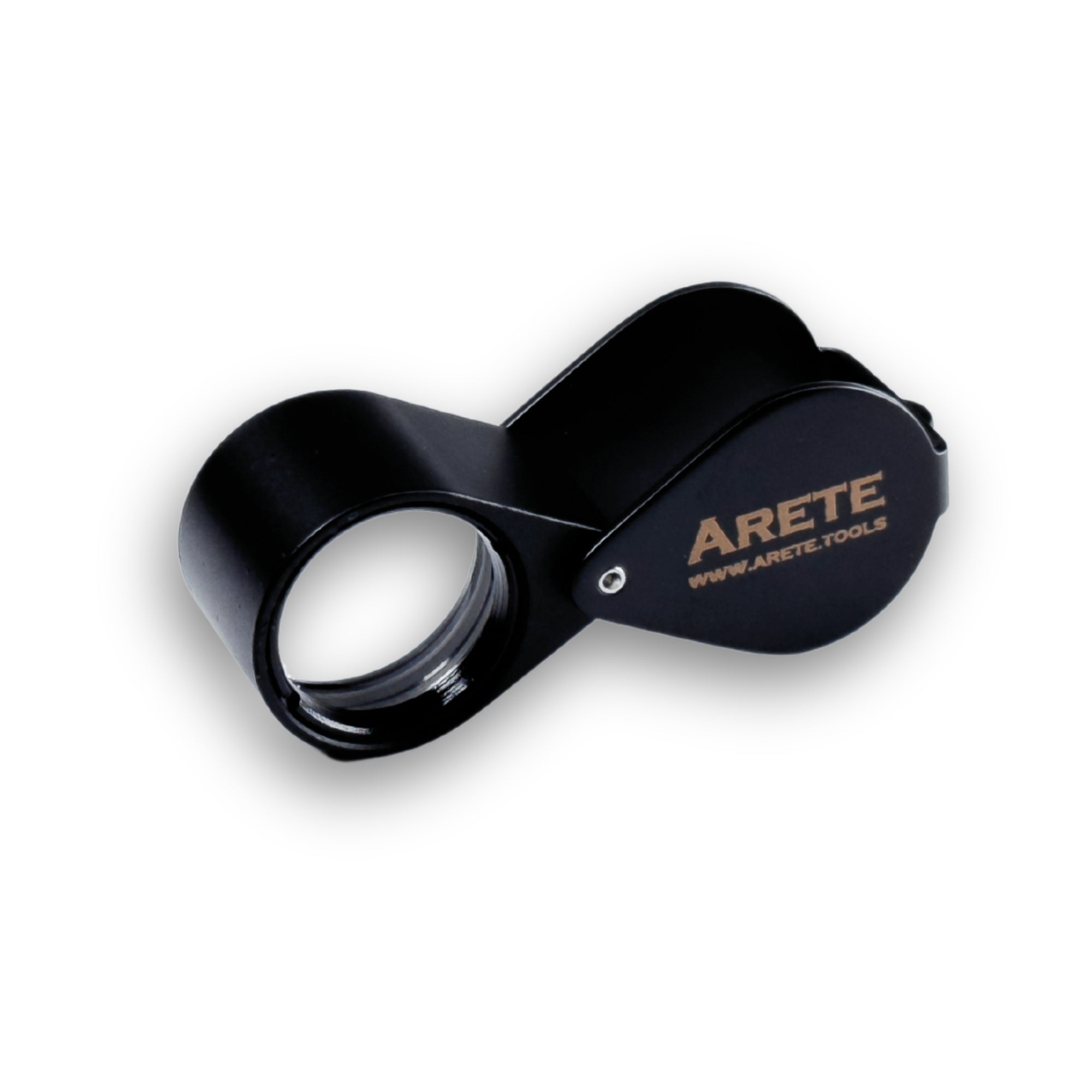 Μεγεθυντικός φακός κοσμήματος Arete μαύρο 10x18 mm