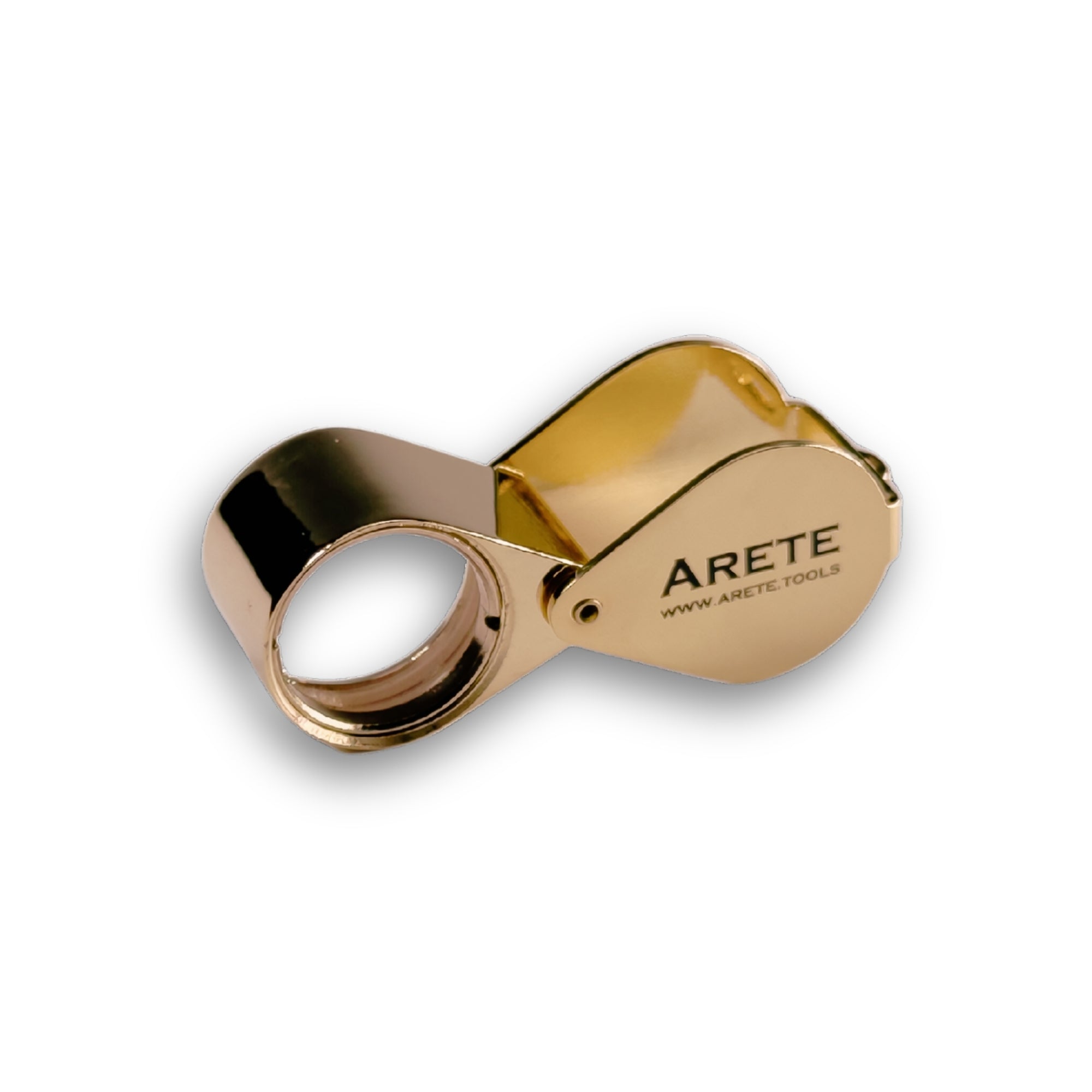 Arete loupe à bijoux or 10x 18 mm