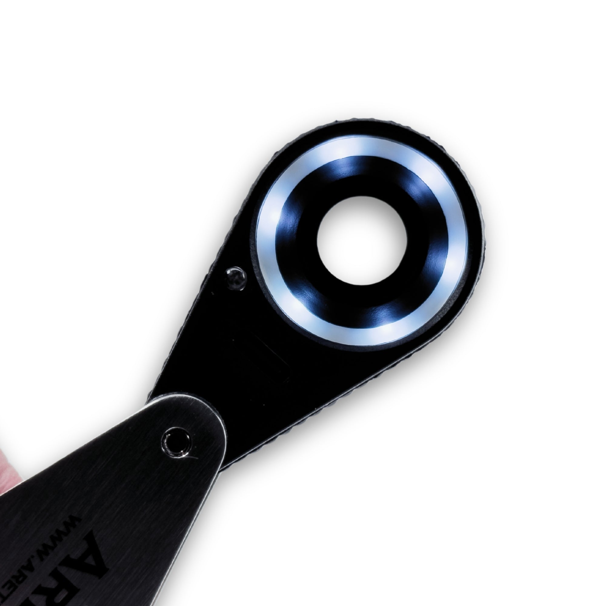 Gemological Loupe 40x with dual LED / UV light and Achromatic Lens