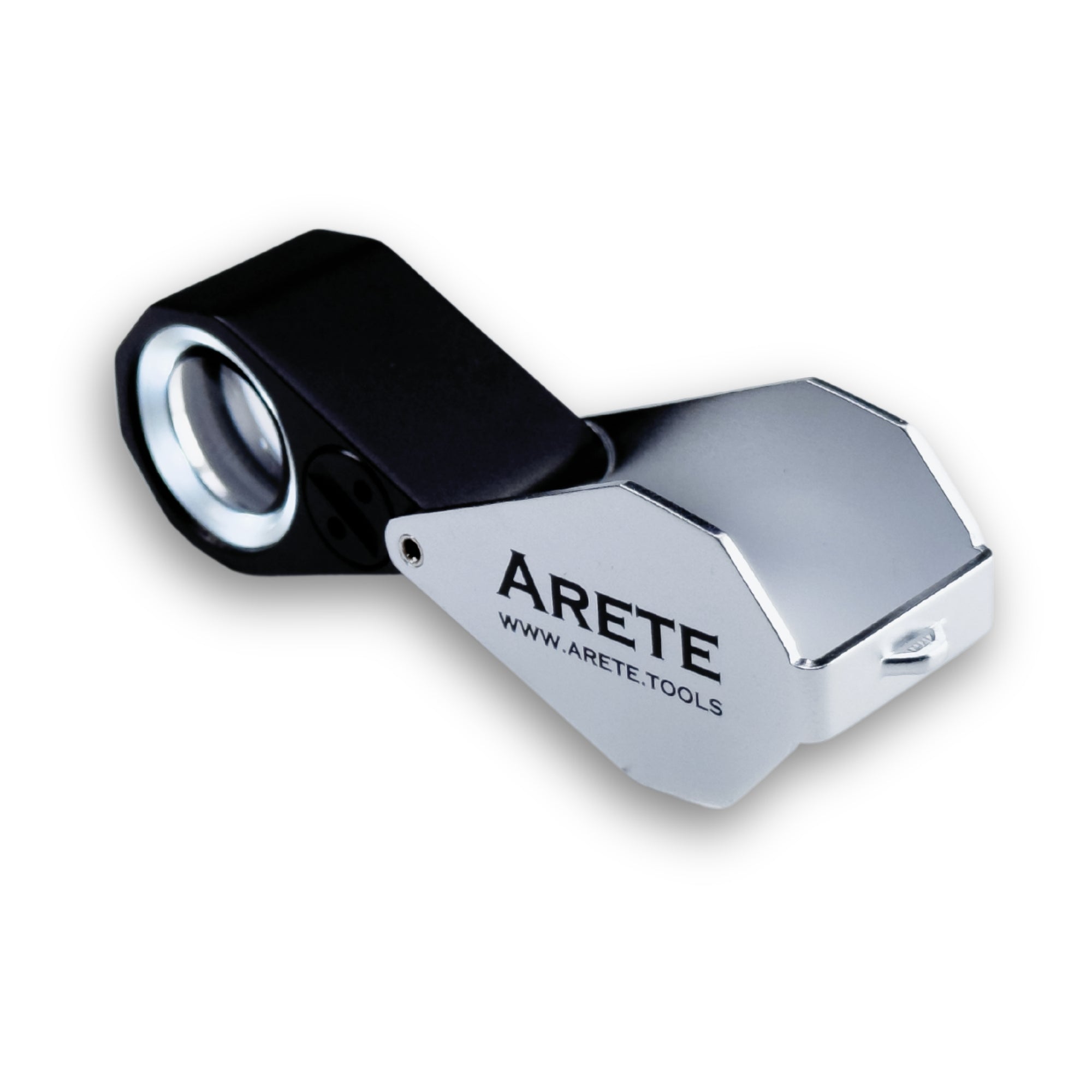 Pocket loupe 10x - 21mm with LED Light battery powered