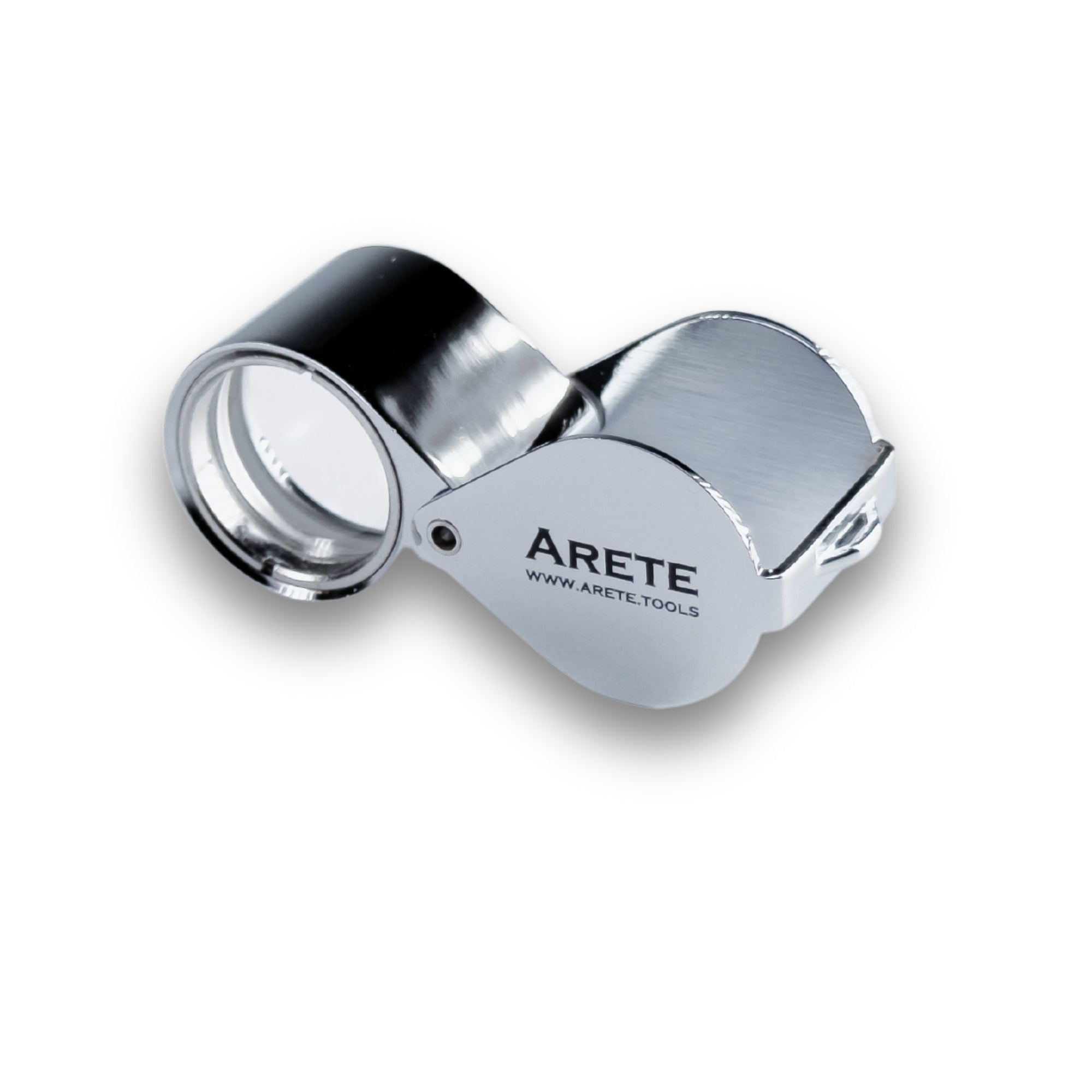 Μεγεθυντικός φακός κοσμήματος Arete ασημί 10x21 mm