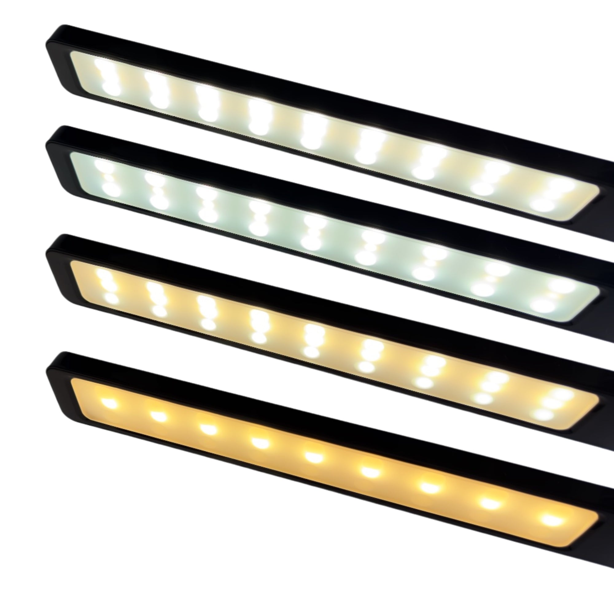 Lamp with 4 light modes for presentation of jewellery, diamonds and precious stones