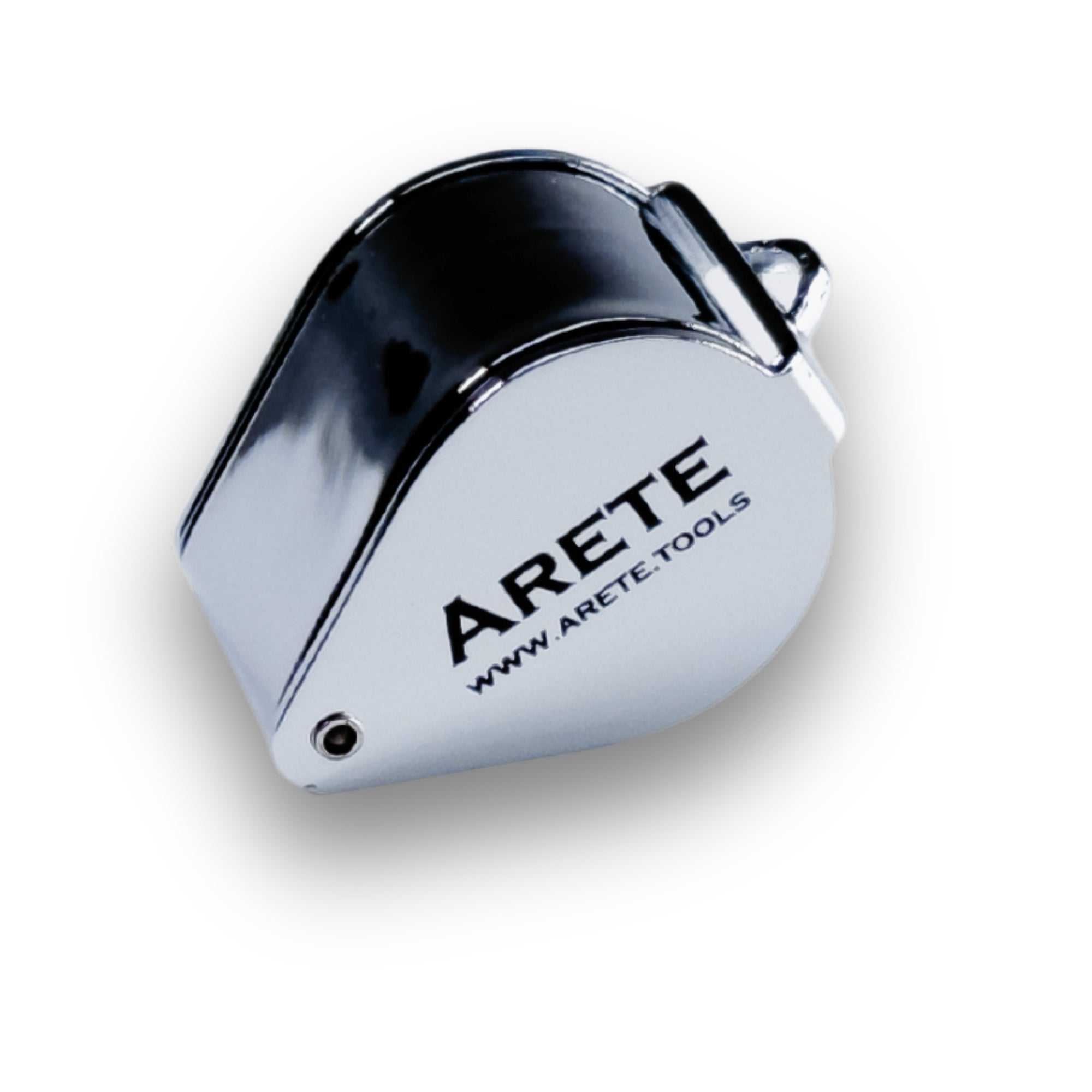 Μεγεθυντικός φακός κοσμήματος Arete ασημί 10x21 mm