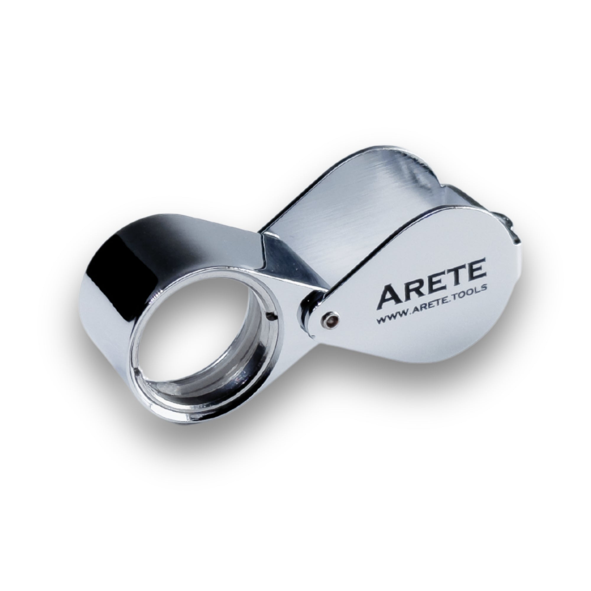 Μεγεθυντικός φακός κοσμήματος Arete ασημί 10x21 mm