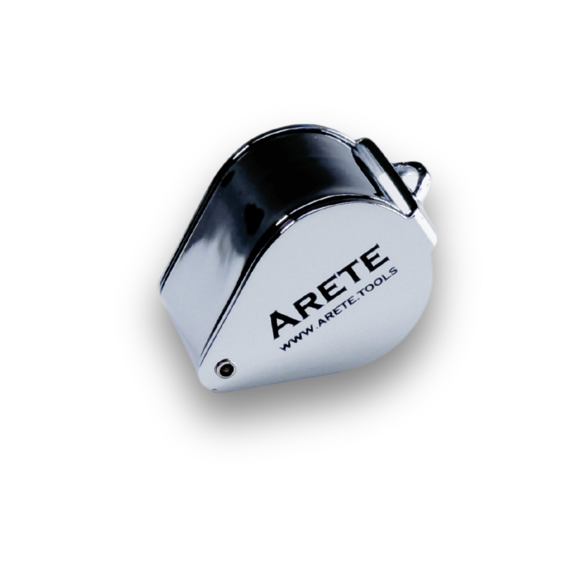 Μεγεθυντικός φακός κοσμήματος Arete ασημί 10x18 mm