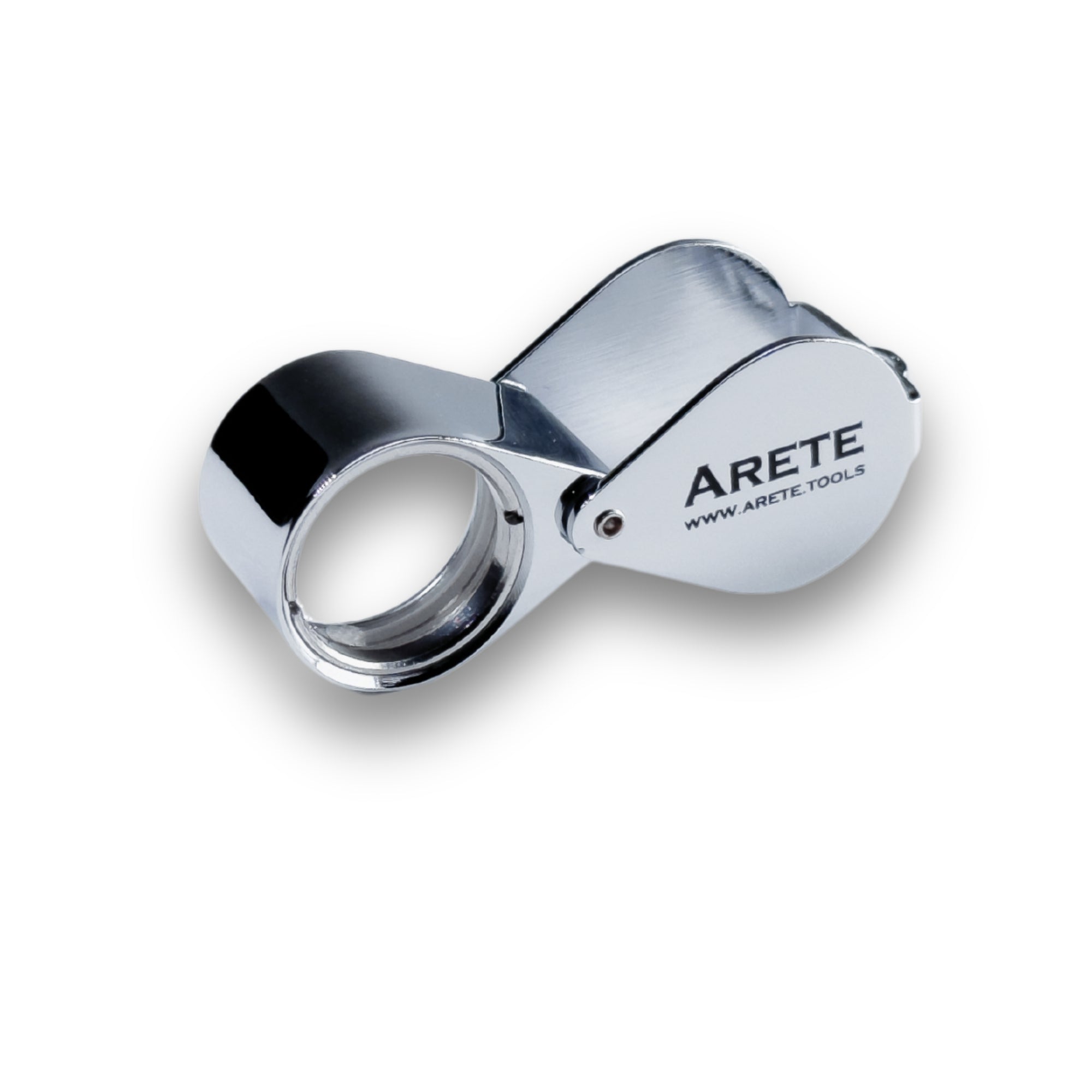 Μεγεθυντικός φακός κοσμήματος Arete ασημί 10x18 mm