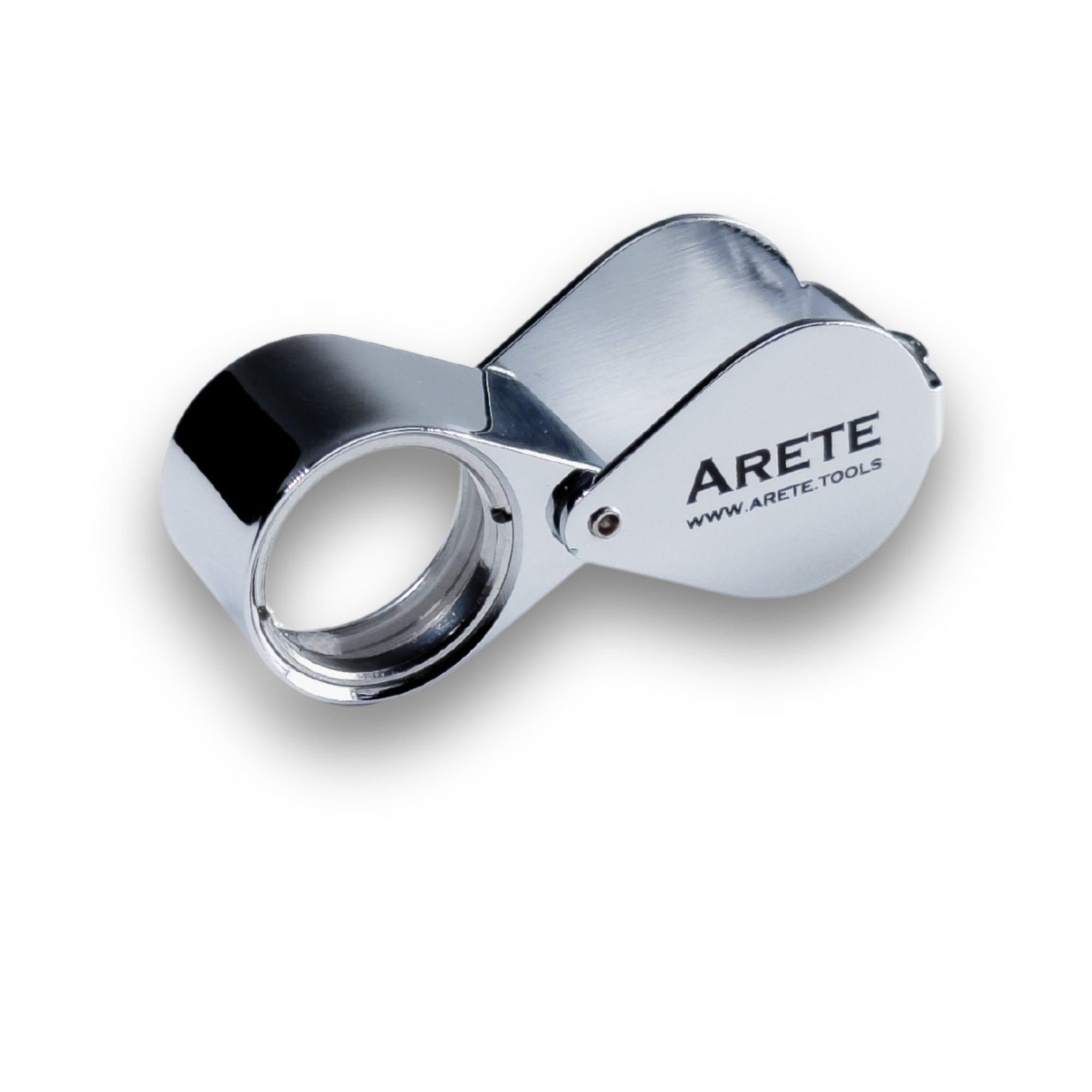 Μεγεθυντικός φακός κοσμήματος Arete ασημί 10x18 mm