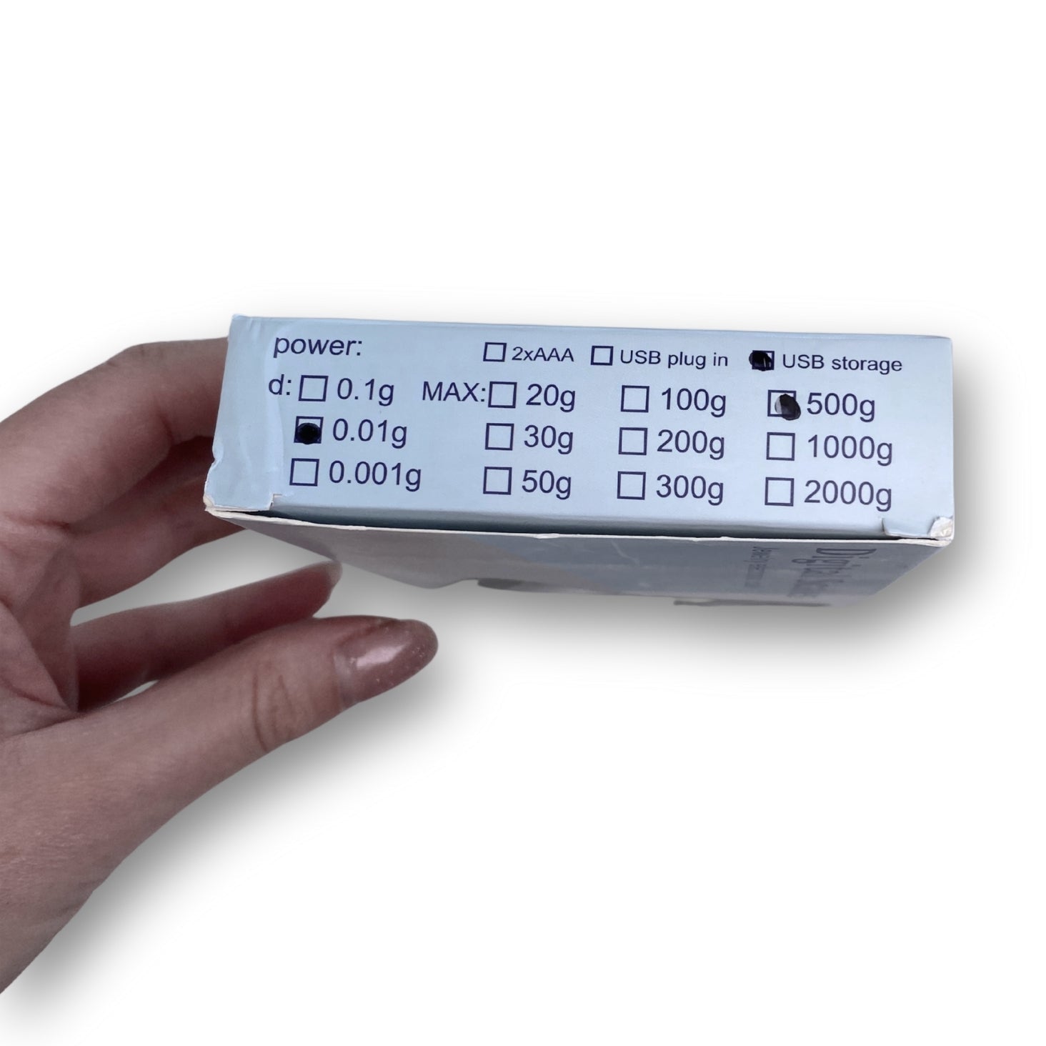 Cântar digital portabil DH-8305 – LCD