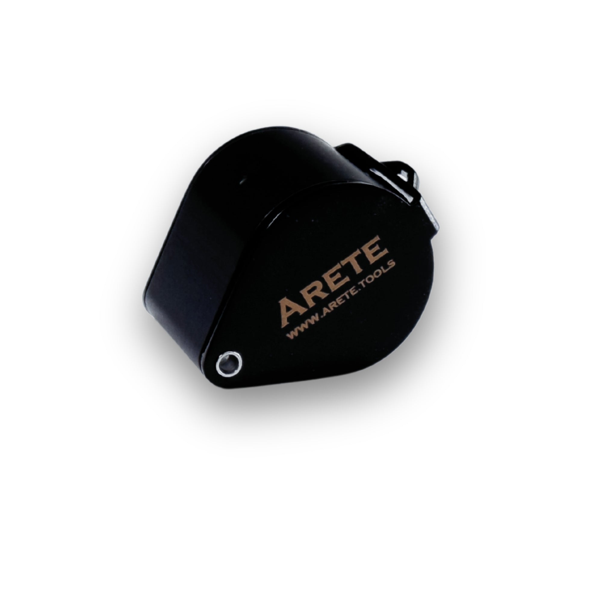 Arete Schmucklupe schwarz 10x 21 mm
