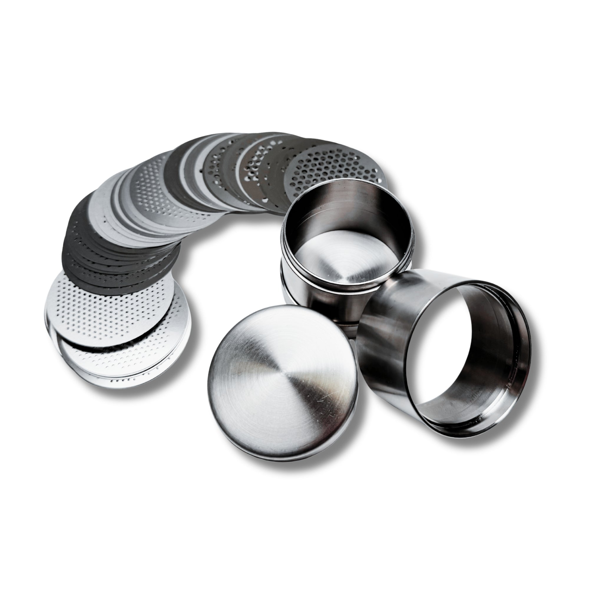 Compact diamond screening sieve set – sieve diameter 48 mm