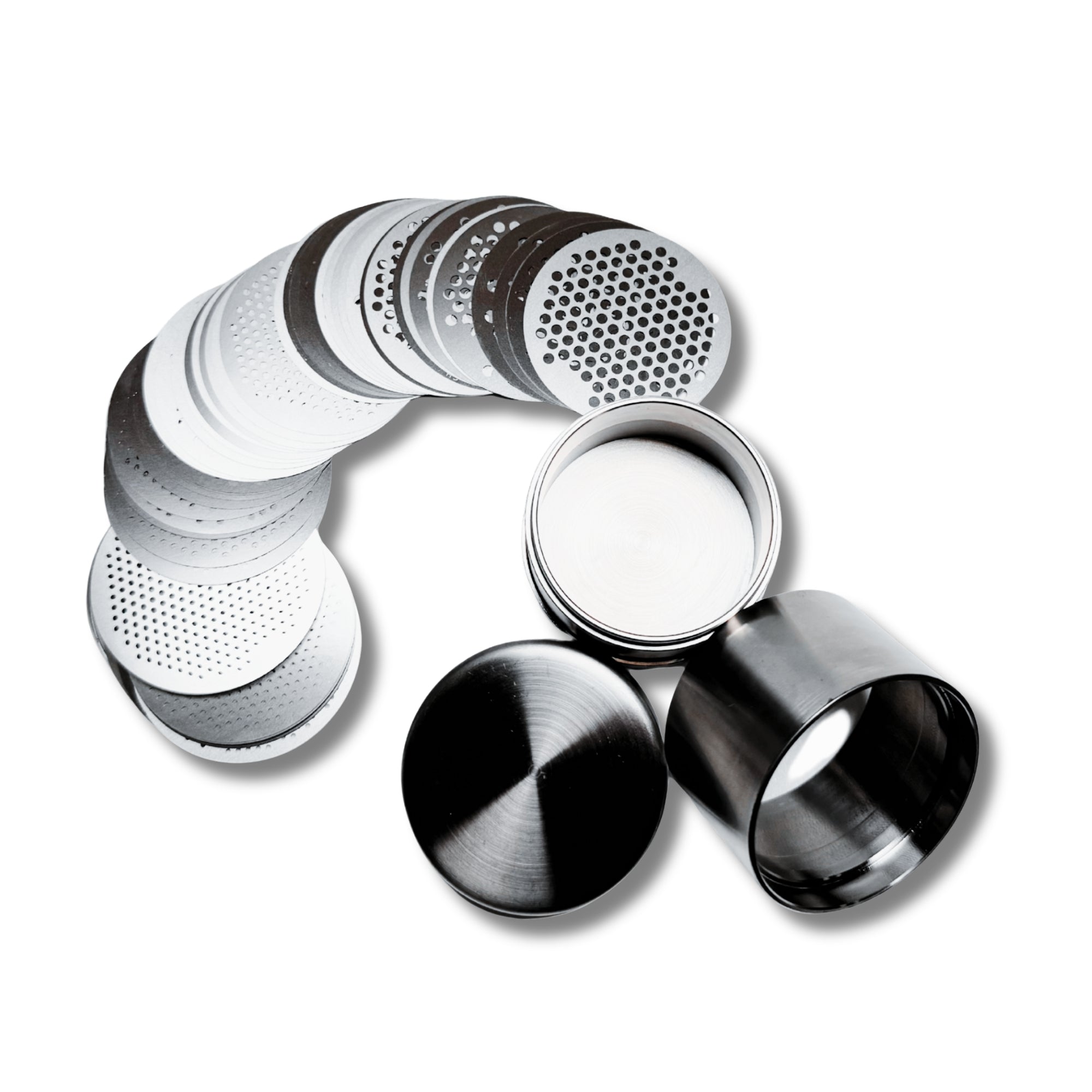 Compact diamond screening sieve set – sieve diameter 48 mm