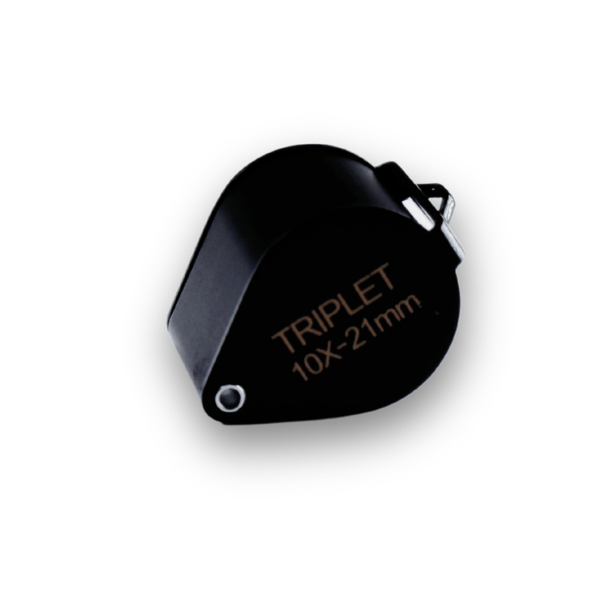 Arete Schmucklupe schwarz 10x 21 mm