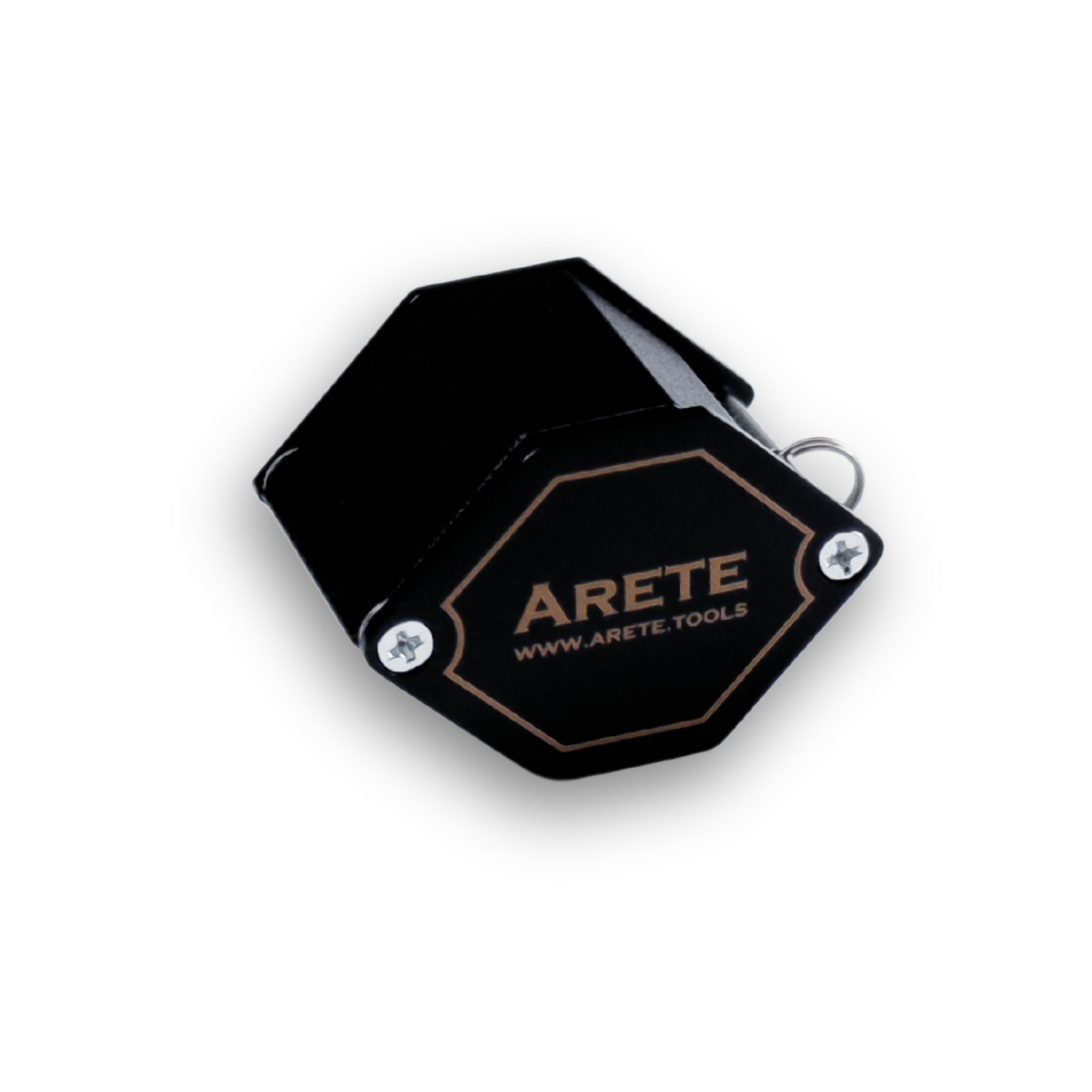 Arete Schmucklupe schwarz 10x 20,5 mm
