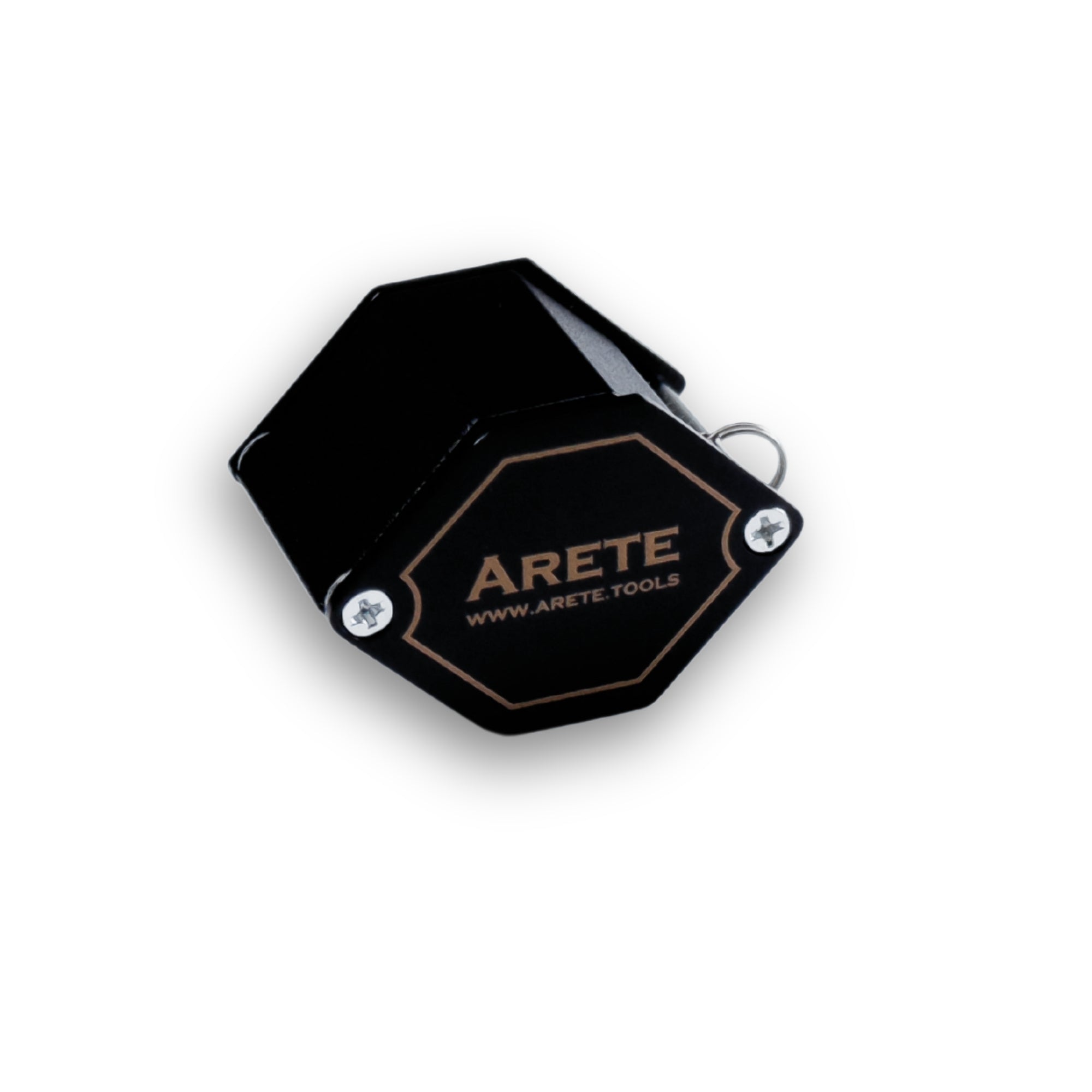 Arete Schmucklupe schwarz 10x 20,5 mm