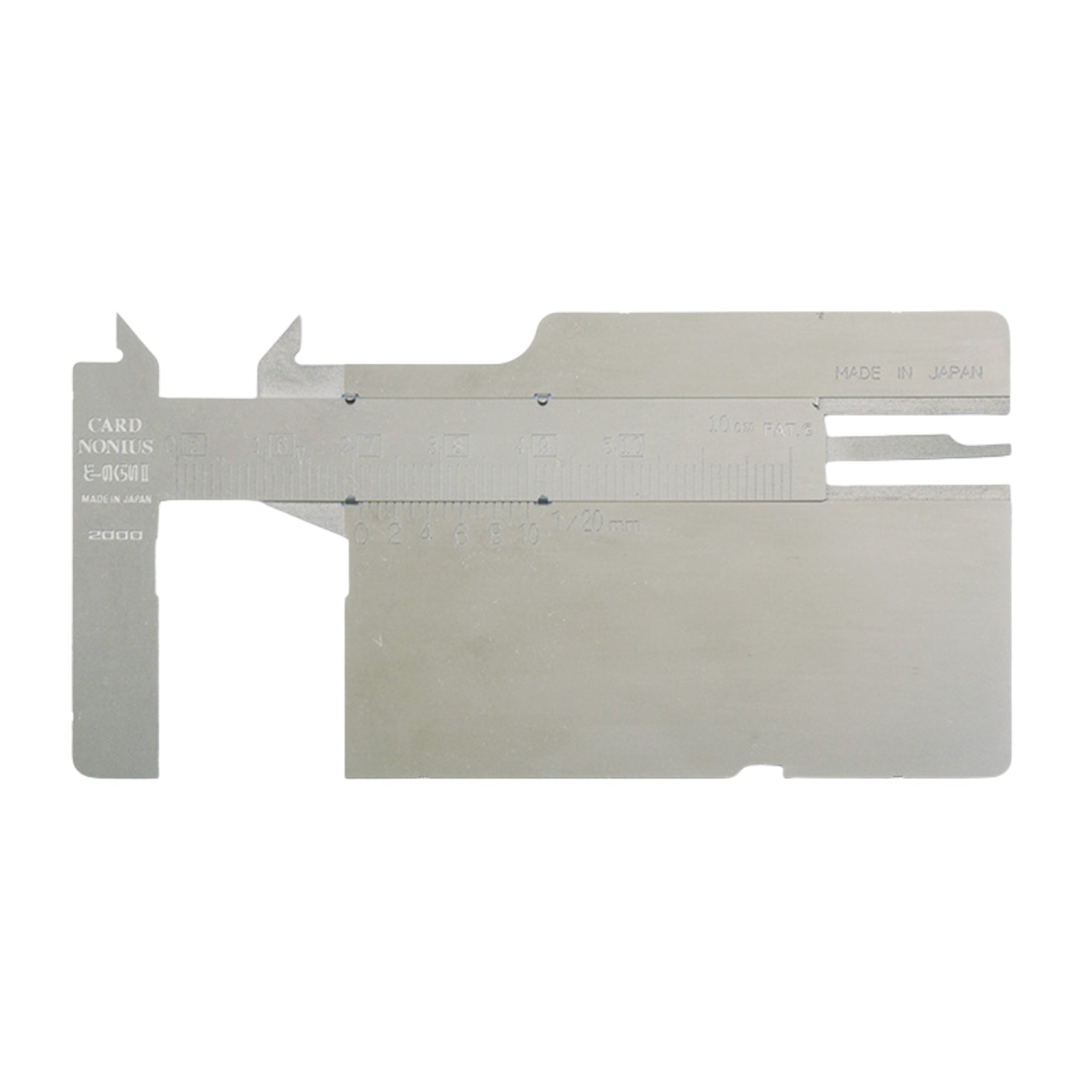 Simple Pocket Gauge in the size of a credit card - made in Japan