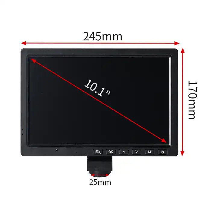Telecamera per microscopio Full HD con monitor LCD da 10 pollici