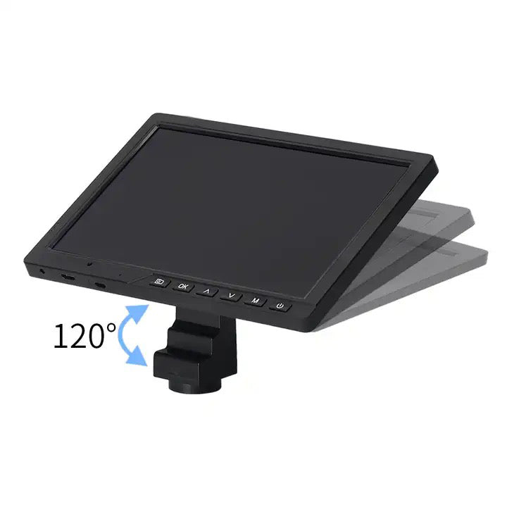 Telecamera per microscopio Full HD con monitor LCD da 10 pollici