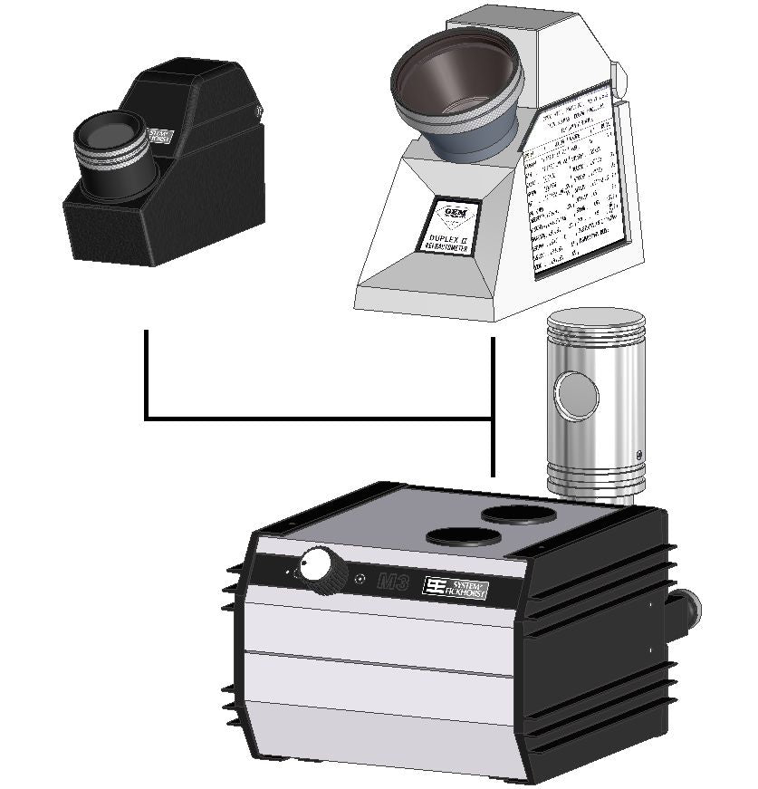 Osvětlovací základna pro gemologické refraktometry GEMMODUL® Module 3 LED - image 3