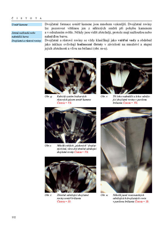 Kniha Diamanty - Příručka hodnocení diamantů v ČJ - image 8