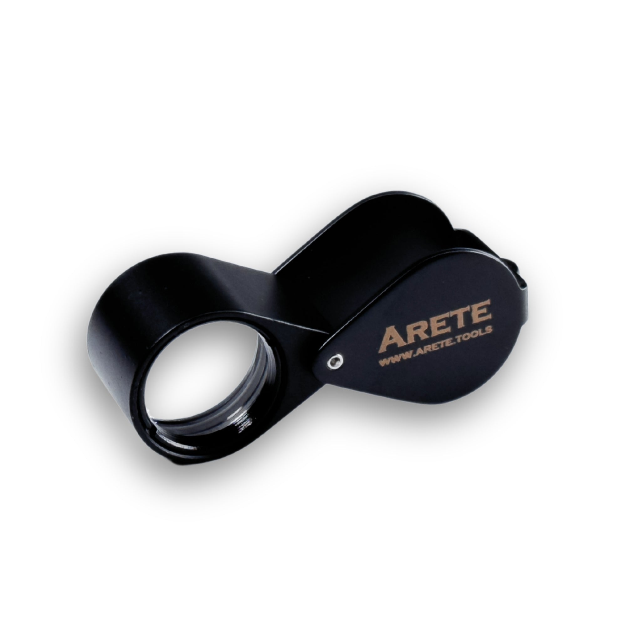 Μεγεθυντικός φακός κοσμήματος Arete μαύρο 10x18 mm
