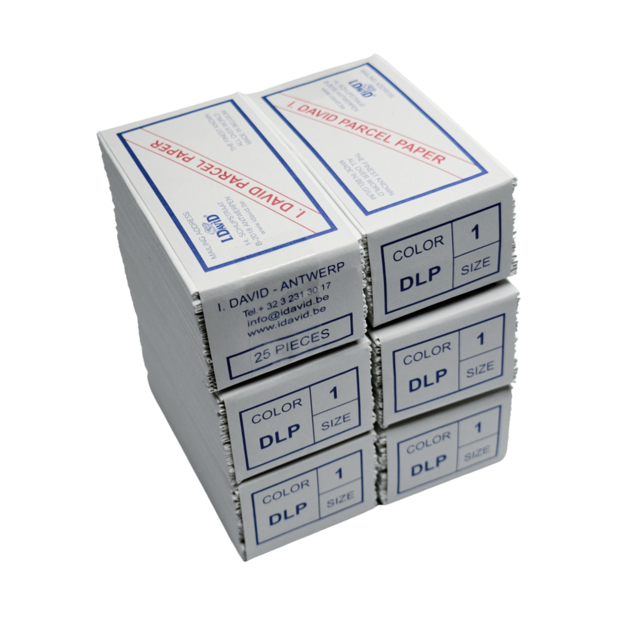 I.DAVID - DLP (Diamond Parcel Papers) Premiumpapperskuvert för ädelstenar