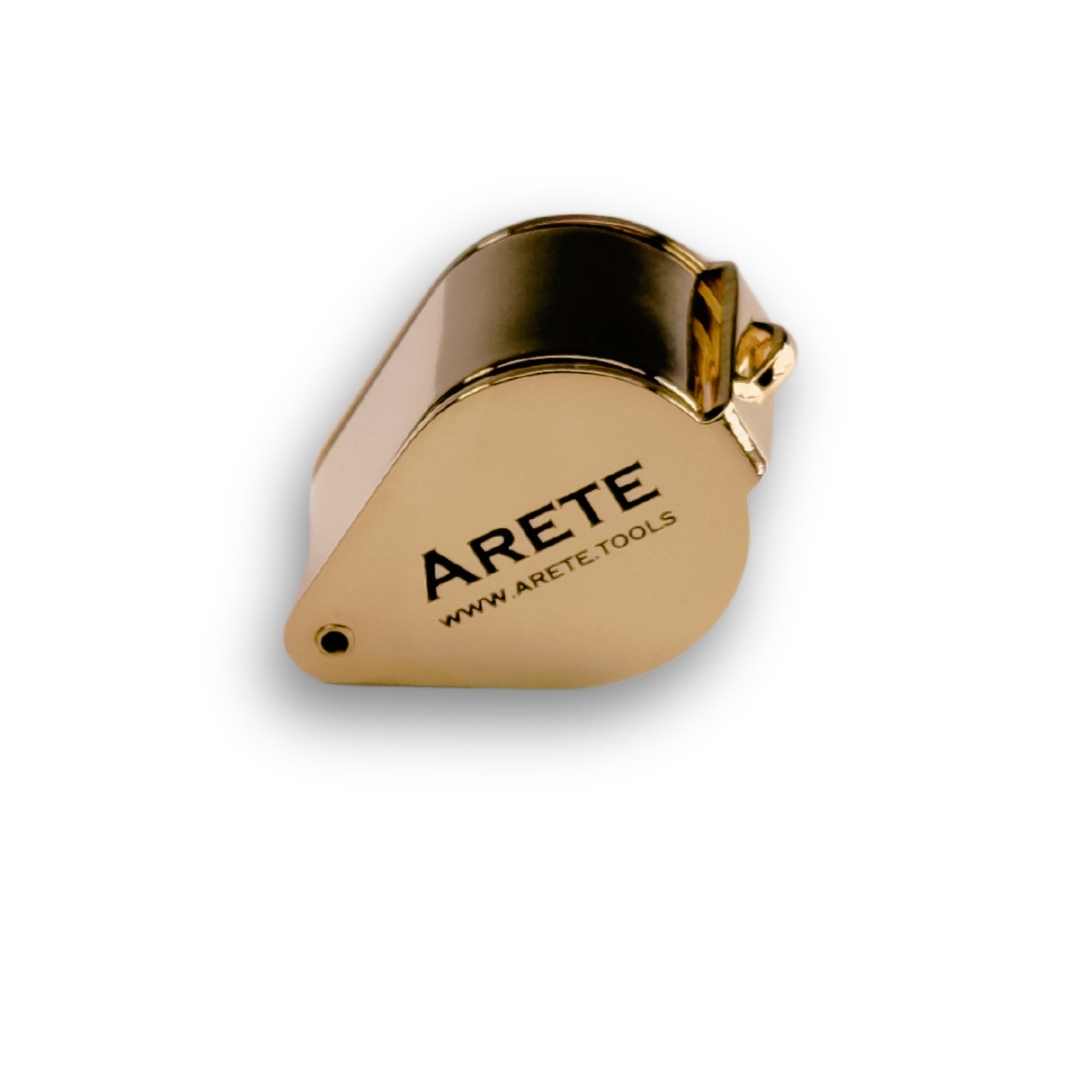 Šperkařská lupa Arete zlatá 10x 18 mm