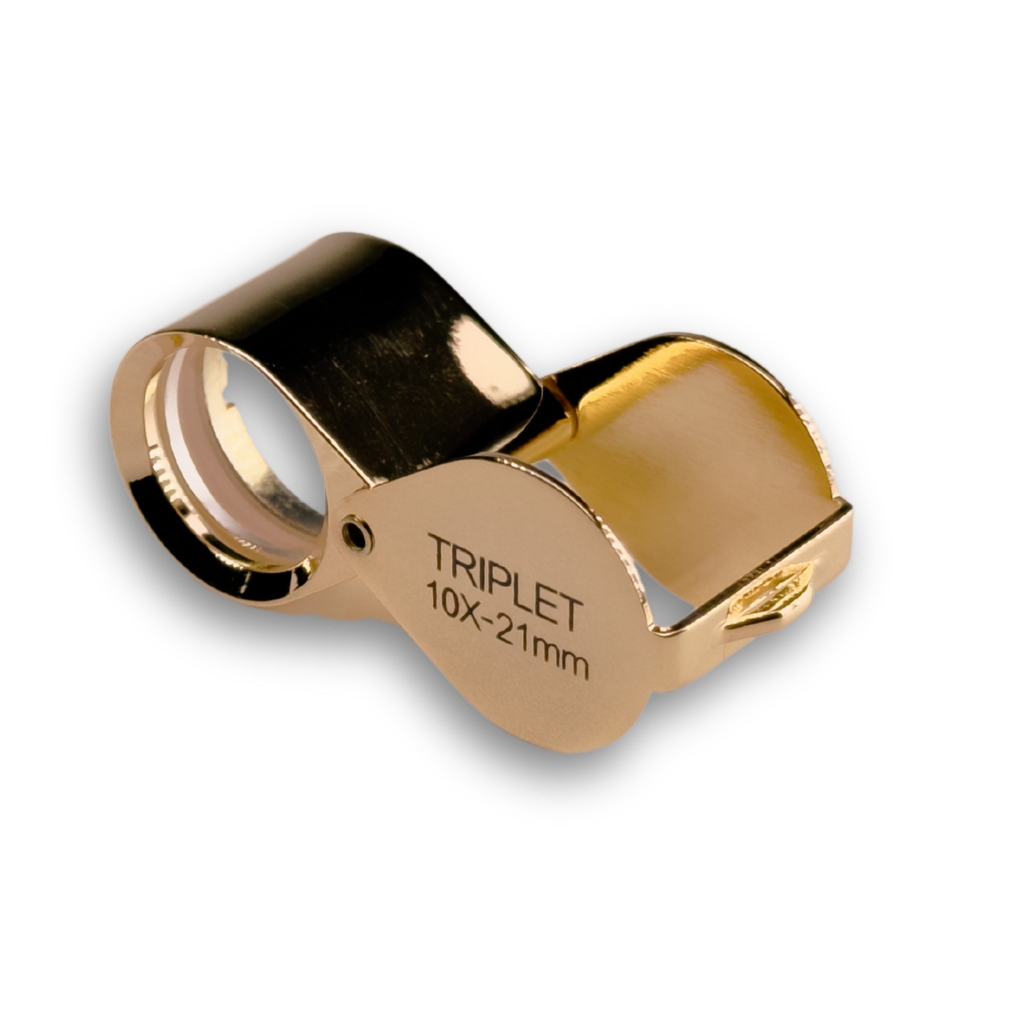 Šperkárska lupa Arete zlatá 10x 21 mm