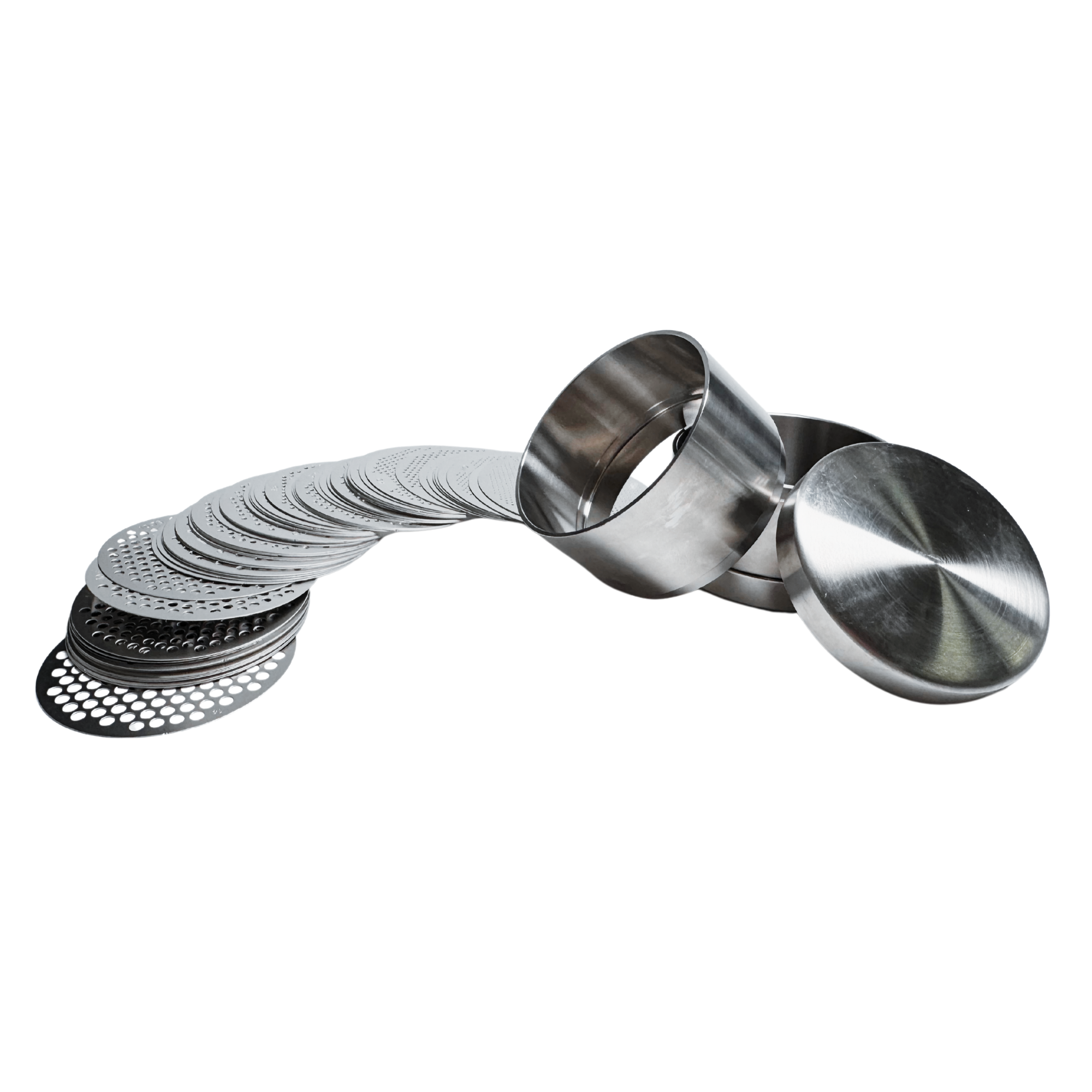 Πλήρες σετ 59 τεμαχίων διαμαντένιων κόσκινων - διαμέτρου κόσκινου 6,5 cm