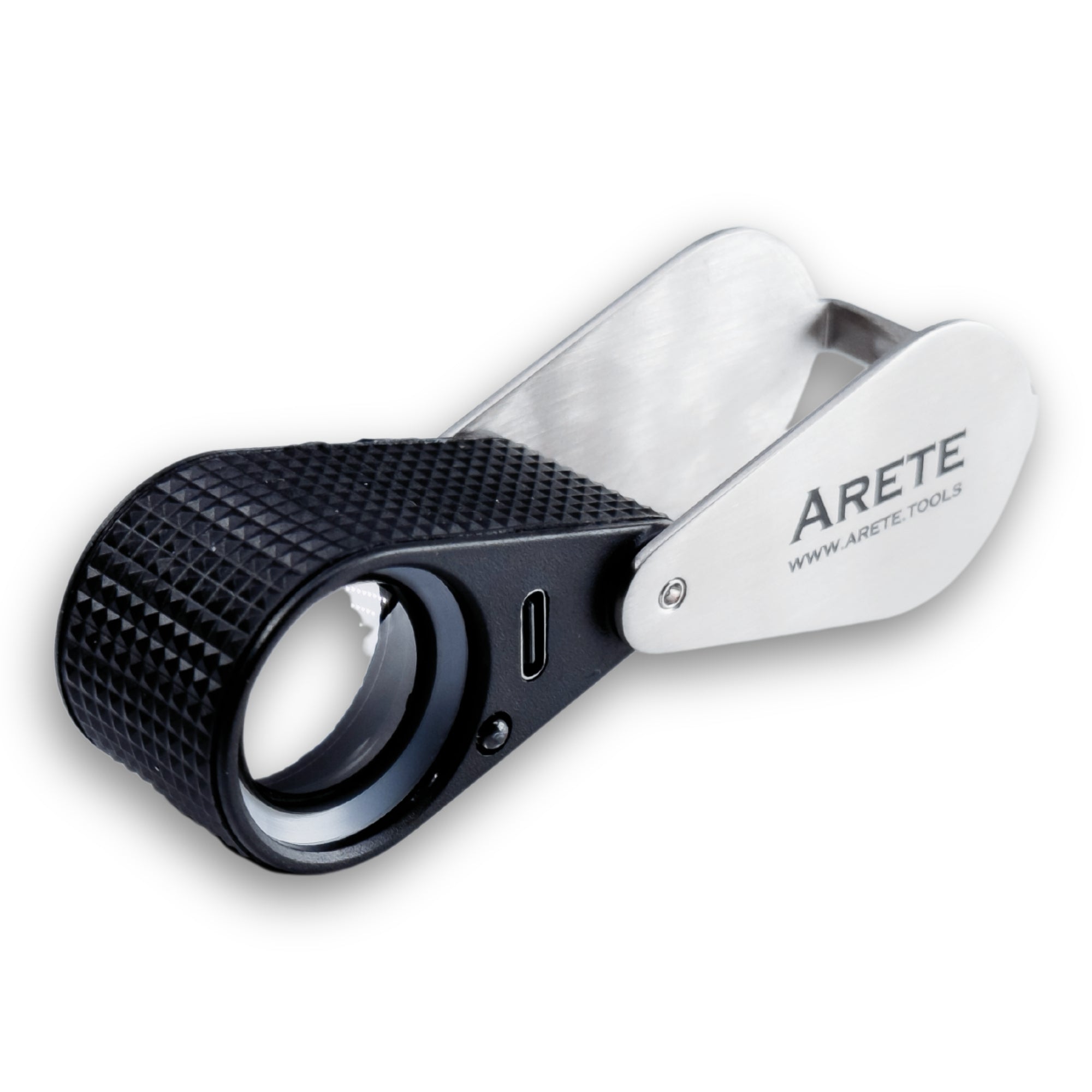 Gemological Triplet Loupe 10x with LED, UV Lighting and Achromatic Lens