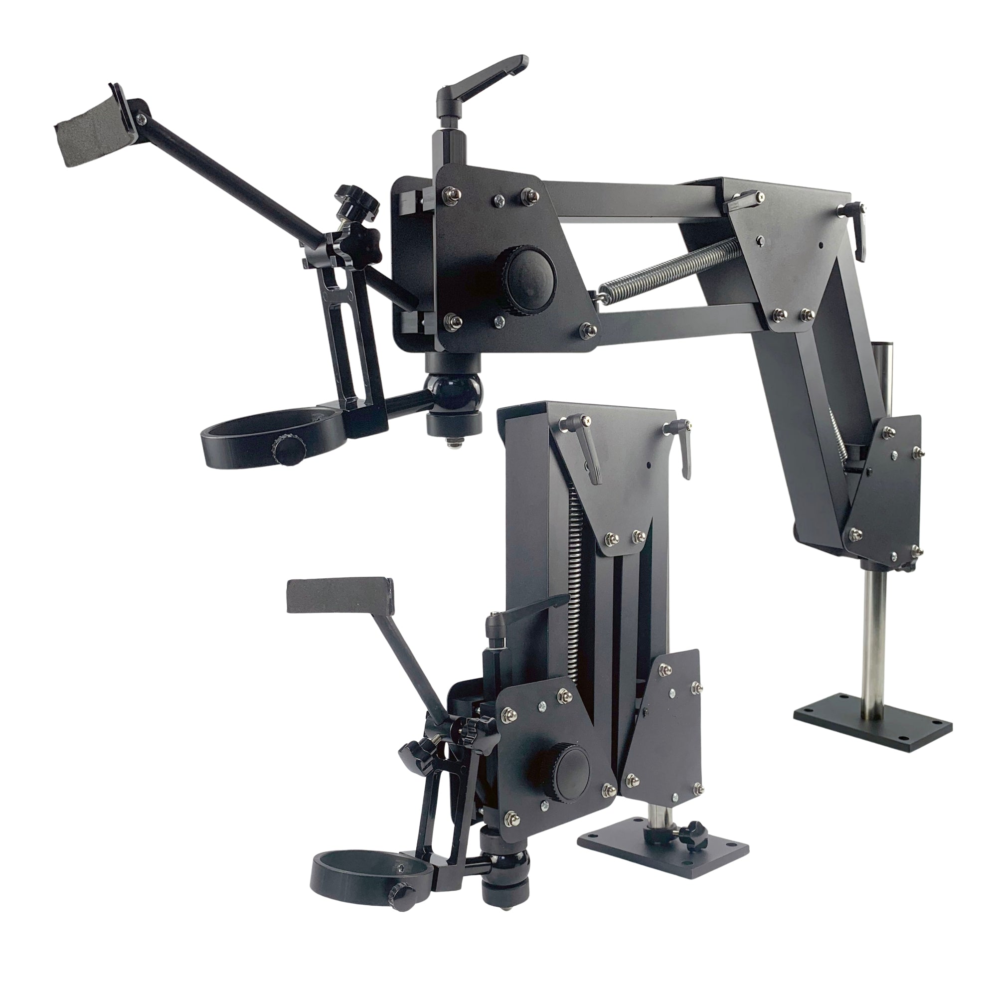 Набір фазерних мікроскопів зі штативом зі штативом призначений для стаціонарного кріплення на ювелірному або фазерному столику