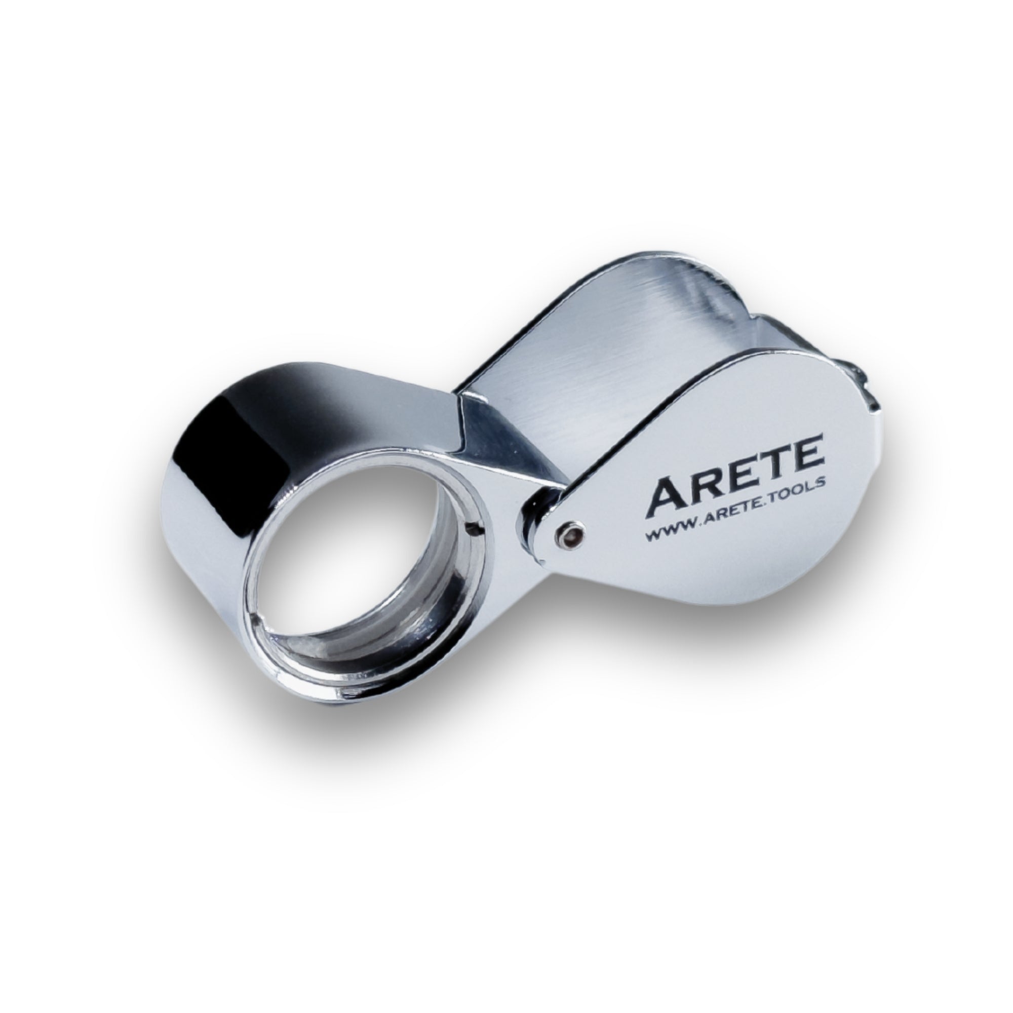 Μεγεθυντικός φακός κοσμήματος Arete ασημί 10x21 mm