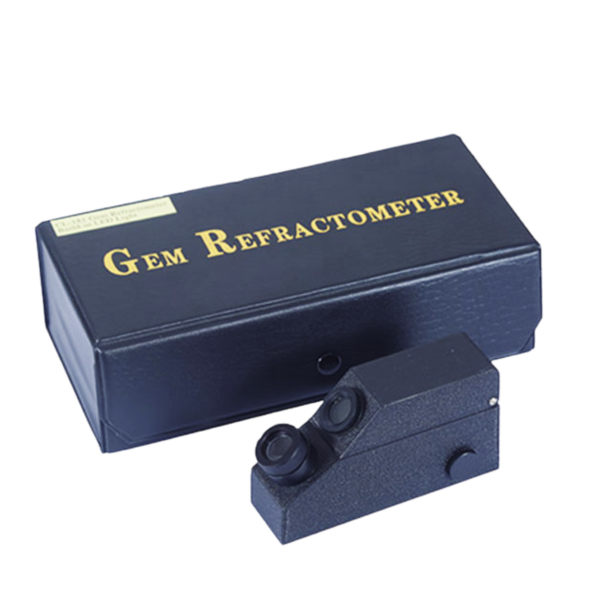 Gemologisk refraktometer med batteridriven LED-ljuskälla