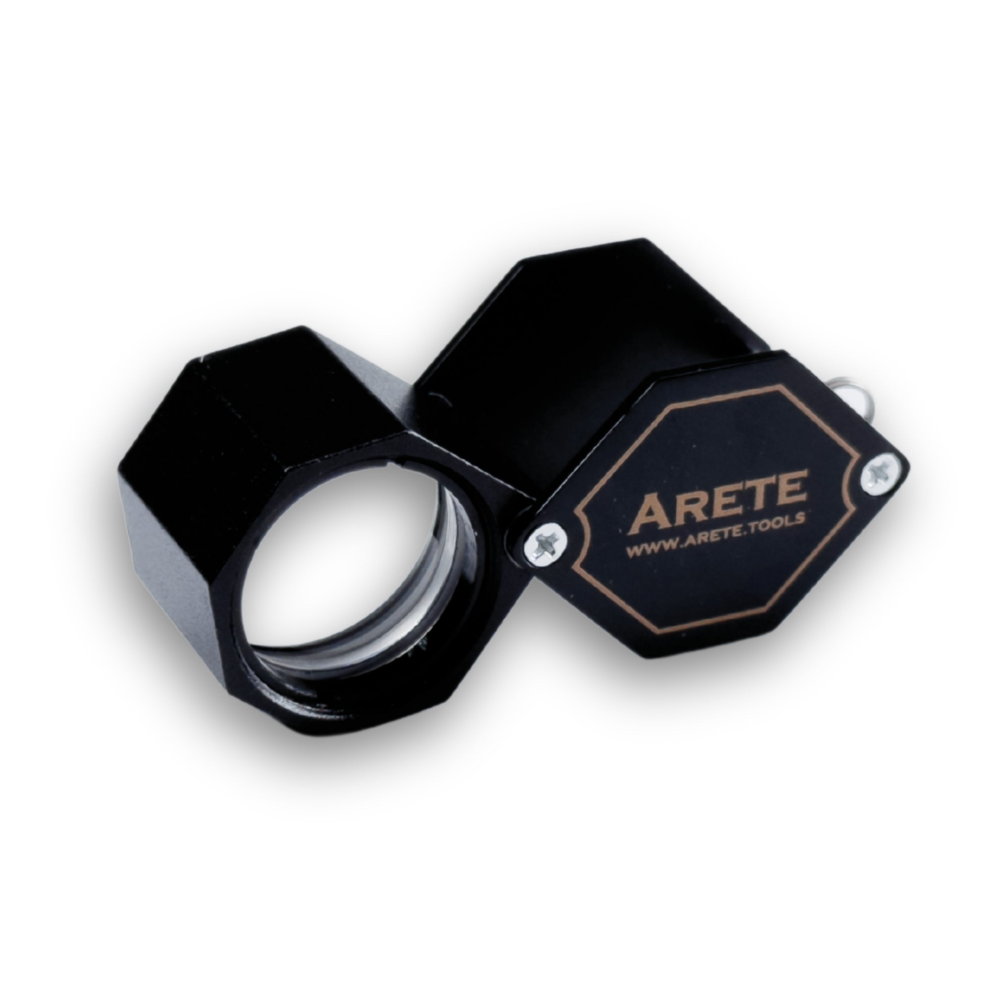 Μεγεθυντικός φακός κοσμήματος Arete μαύρο 10x20,5 χλστ