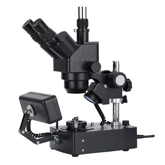Semi-advanced gemological microscope