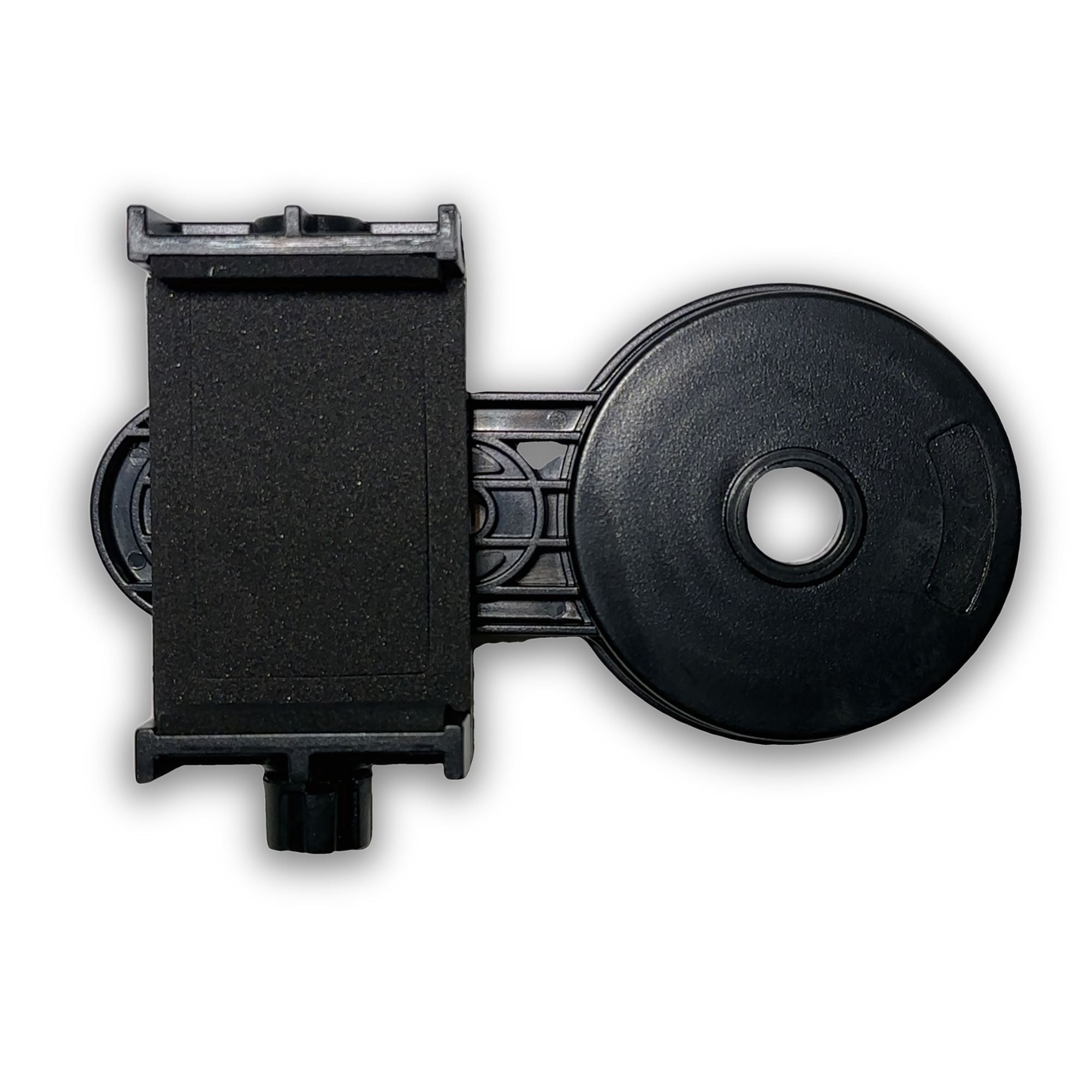 Tavaline telefonihoidik mikroskoobi jaoks, mis võimaldab pildistada vääriskive