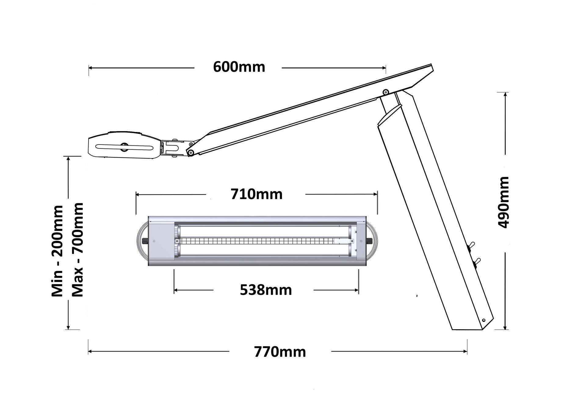 Stolní lampa DIALITE Pro LED Dim - image 3