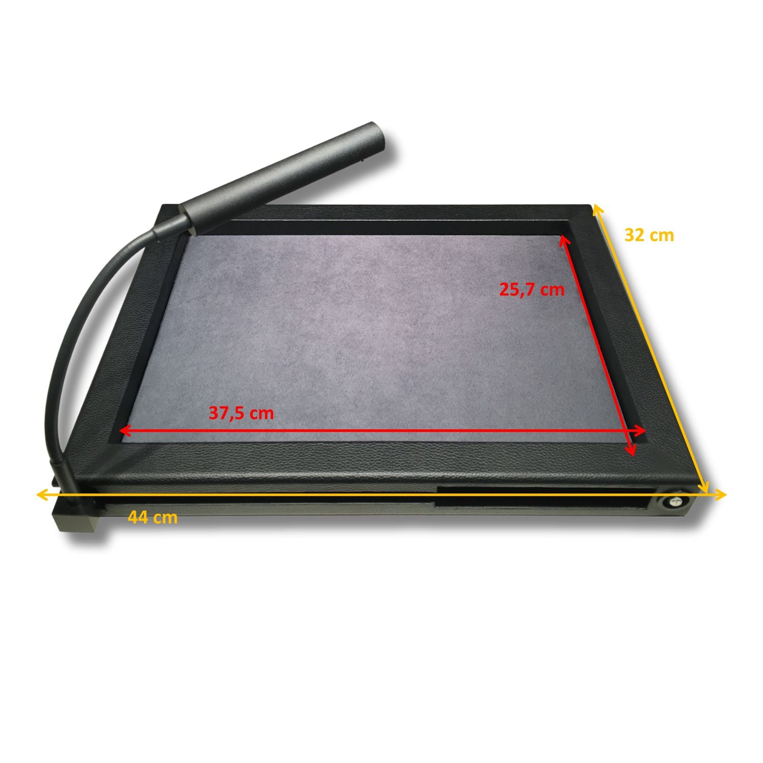 Professionaalne esitlusalus LED-valgustusega